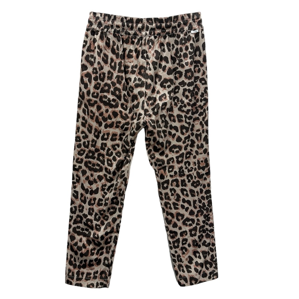 MOTHER Leopard Print Ankle Pants with Stripes - Picture 2 of 9